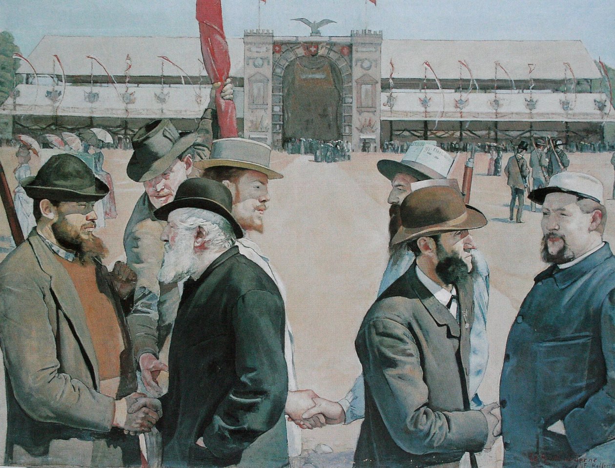 Moderni Rütli tekijältä Ferdinand Hodler