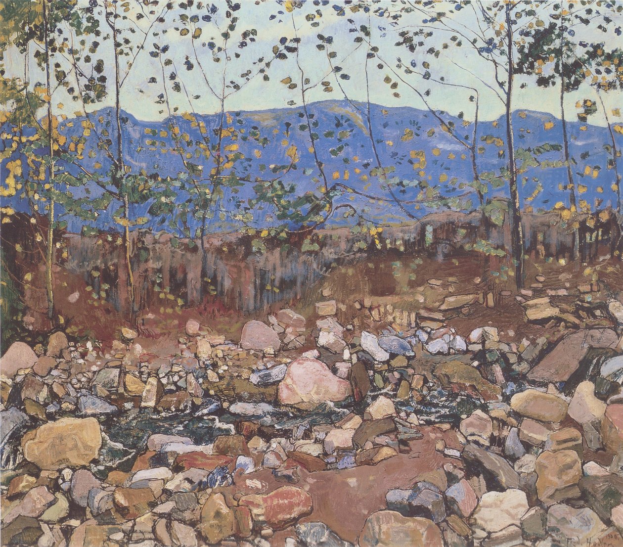 Waldbach bei Leissigen tekijältä Ferdinand Hodler