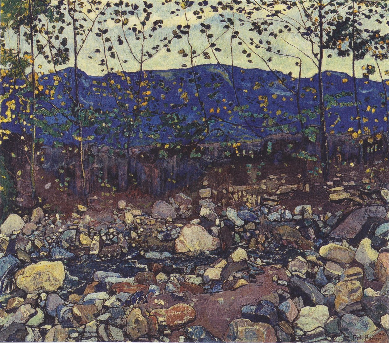 Metsäpuro Leissingenin lähellä tekijältä Ferdinand Hodler