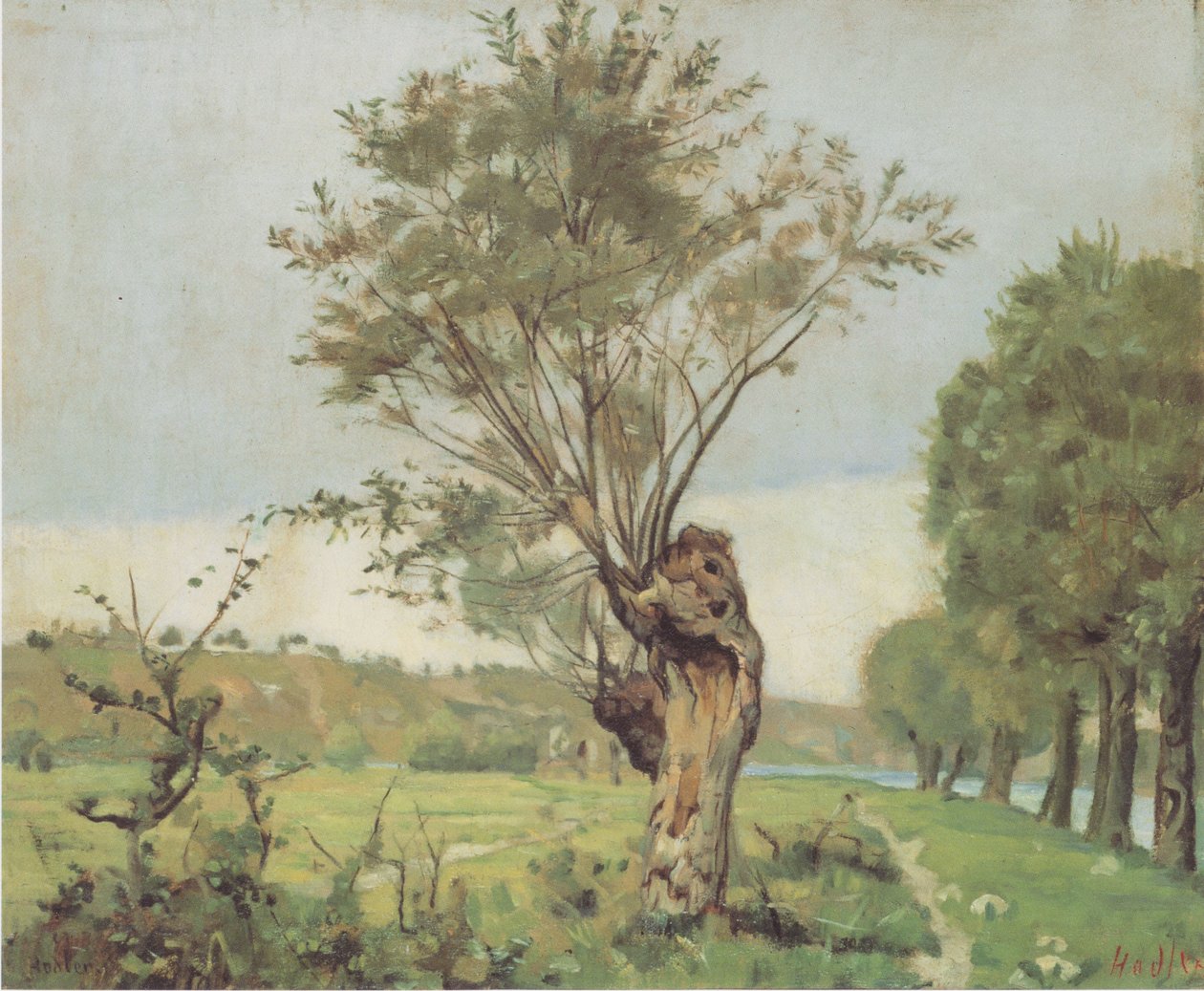 Jonctionin laitumet Geneven lähellä tekijältä Ferdinand Hodler