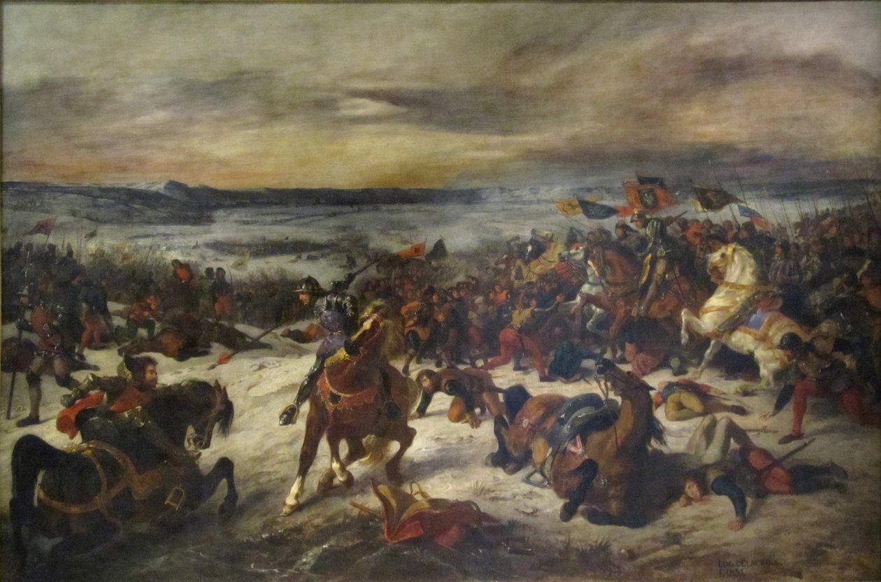 Nancyn taistelu tekijältä Ferdinand Victor Eugene Delacroix