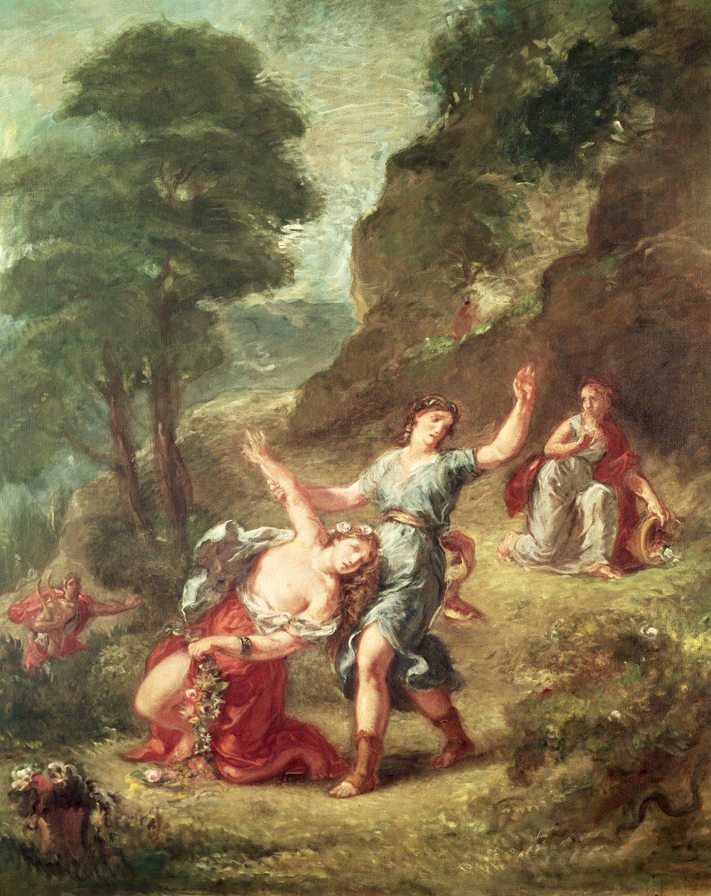Orpheus ja Eurydice, Kevät neljän vuodenajan sarjasta, 1862 tekijältä Ferdinand Victor Eugene Delacroix