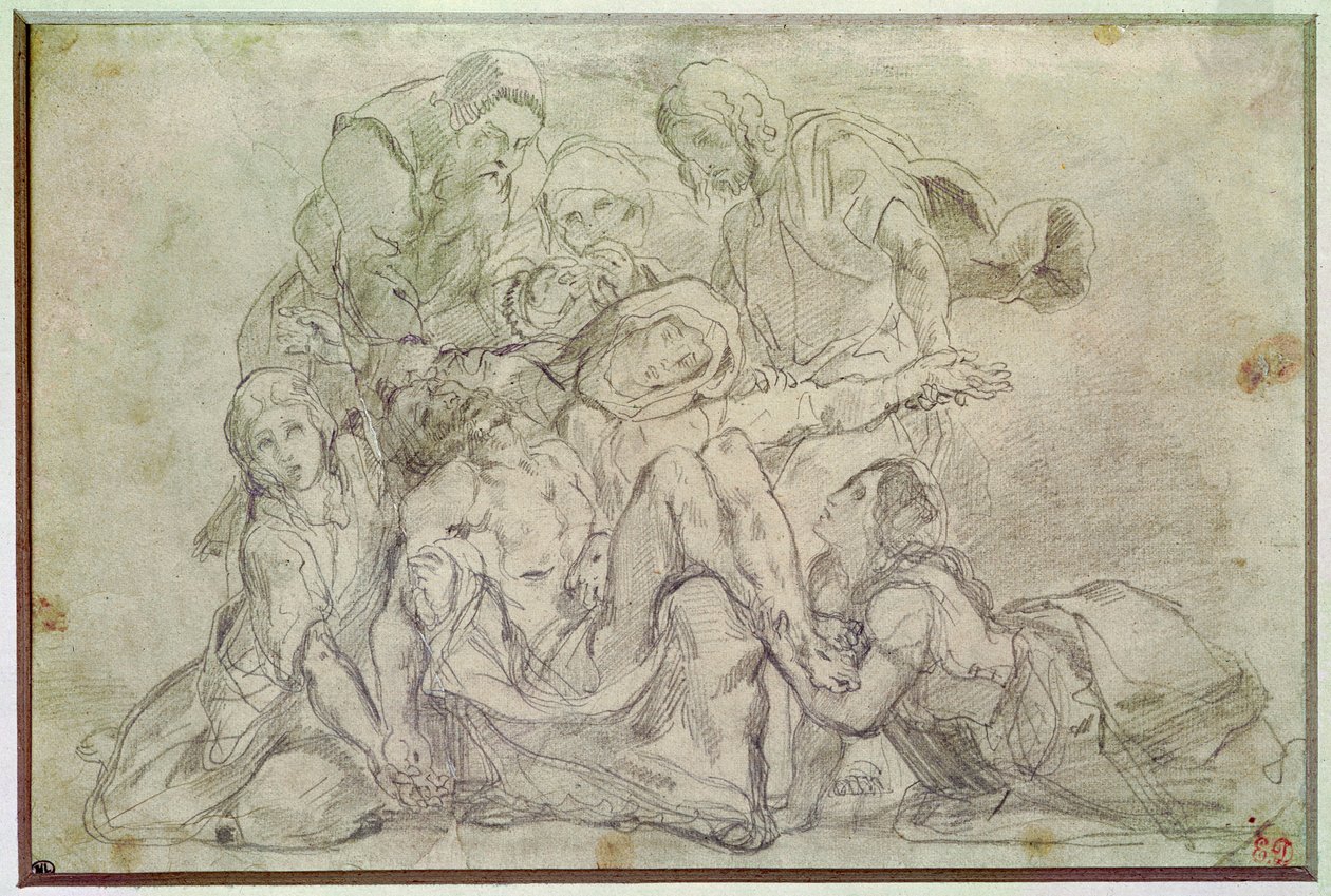 Pieta tekijältä Ferdinand Victor Eugene Delacroix