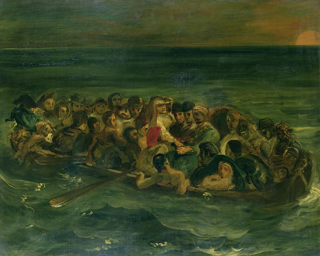 Don Juanin haaksirikko, 1839 (ks. myös 182426). tekijältä Ferdinand Victor Eugene Delacroix
