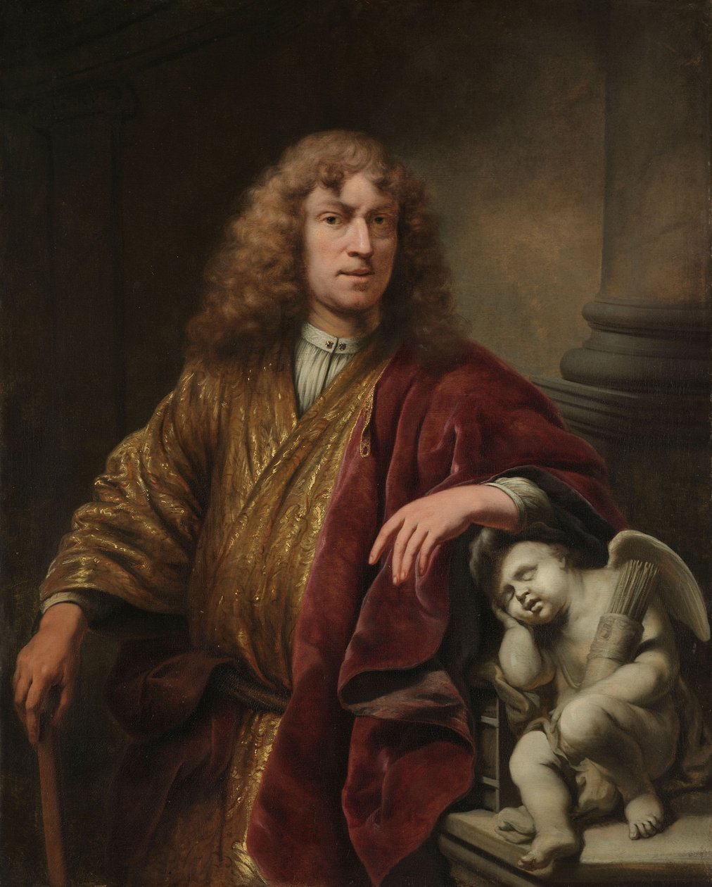 Omakuva, n. 1669 (öljy kankaalle) tekijältä Ferdinand Bol