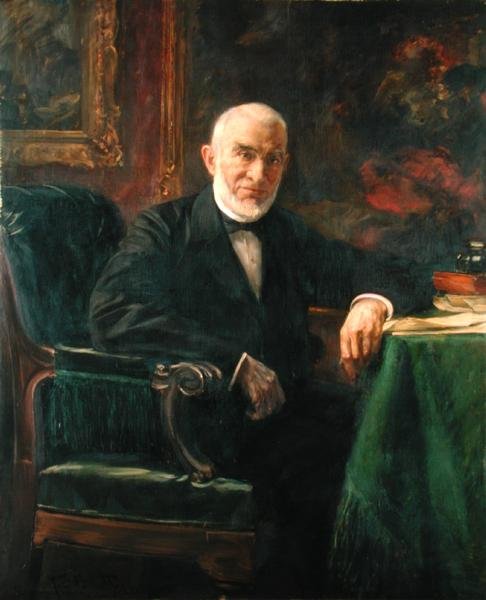 Senaattori Ferdinand Moring (1818-1900), 1898 tekijältä Ferdinand Brutt