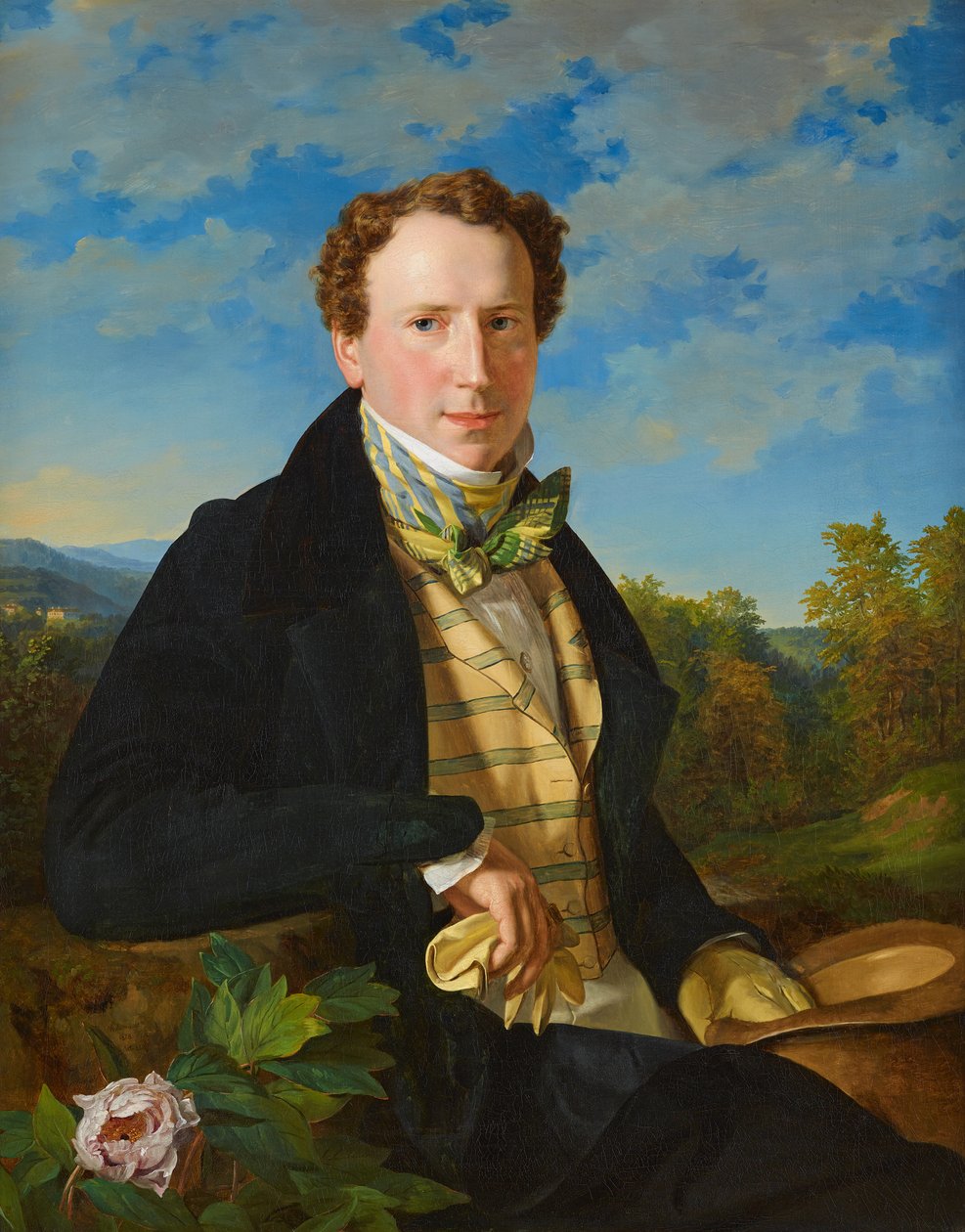 Omakuva, 1828. tekijältä Ferdinand Georg Waldmuller