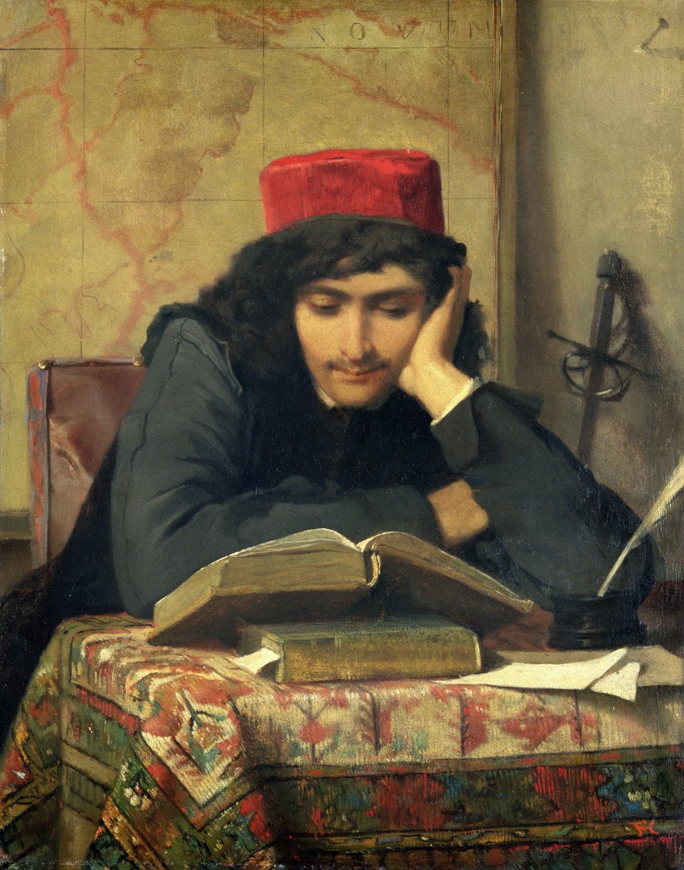 Lukija, 1856 tekijältä Ferdinand Heilbuth
