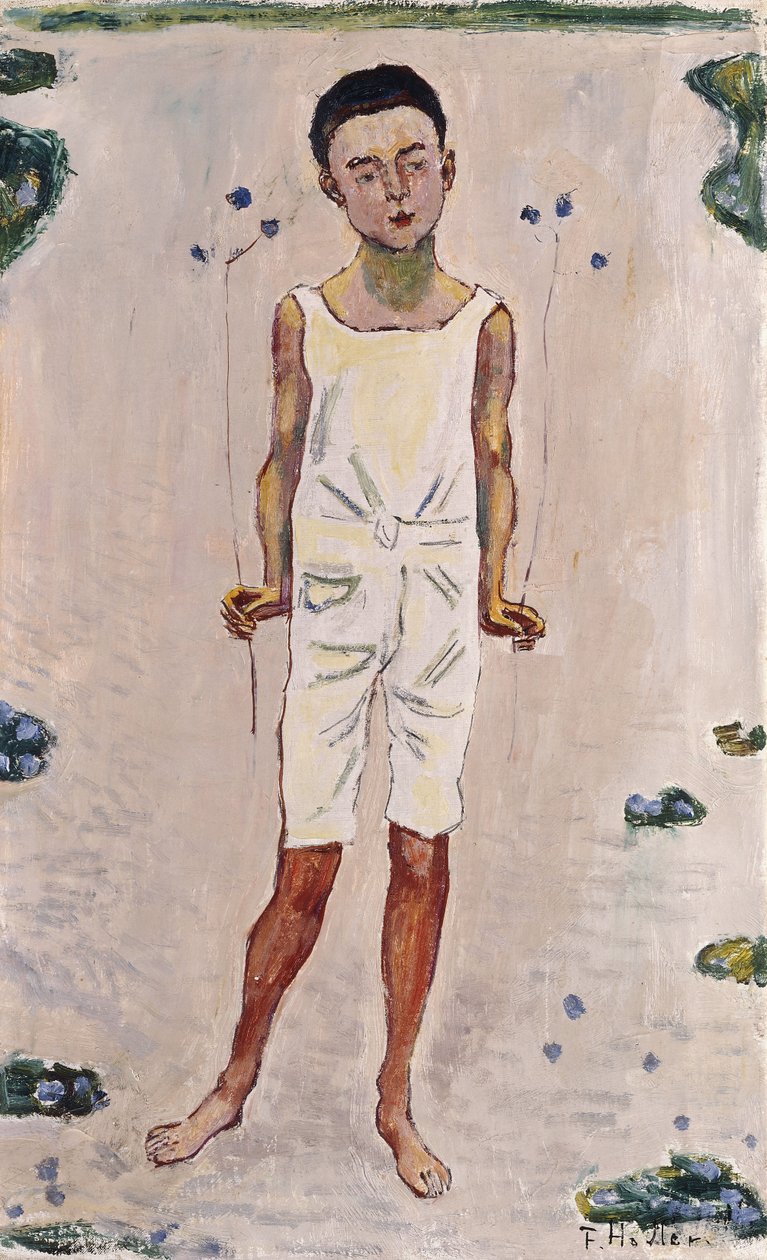 Lumottu poika; Charmed Boy, 1909 tekijältä Ferdinand Hodler