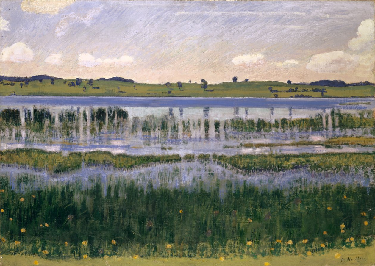 Burgäschi-järvi tekijältä Ferdinand Hodler