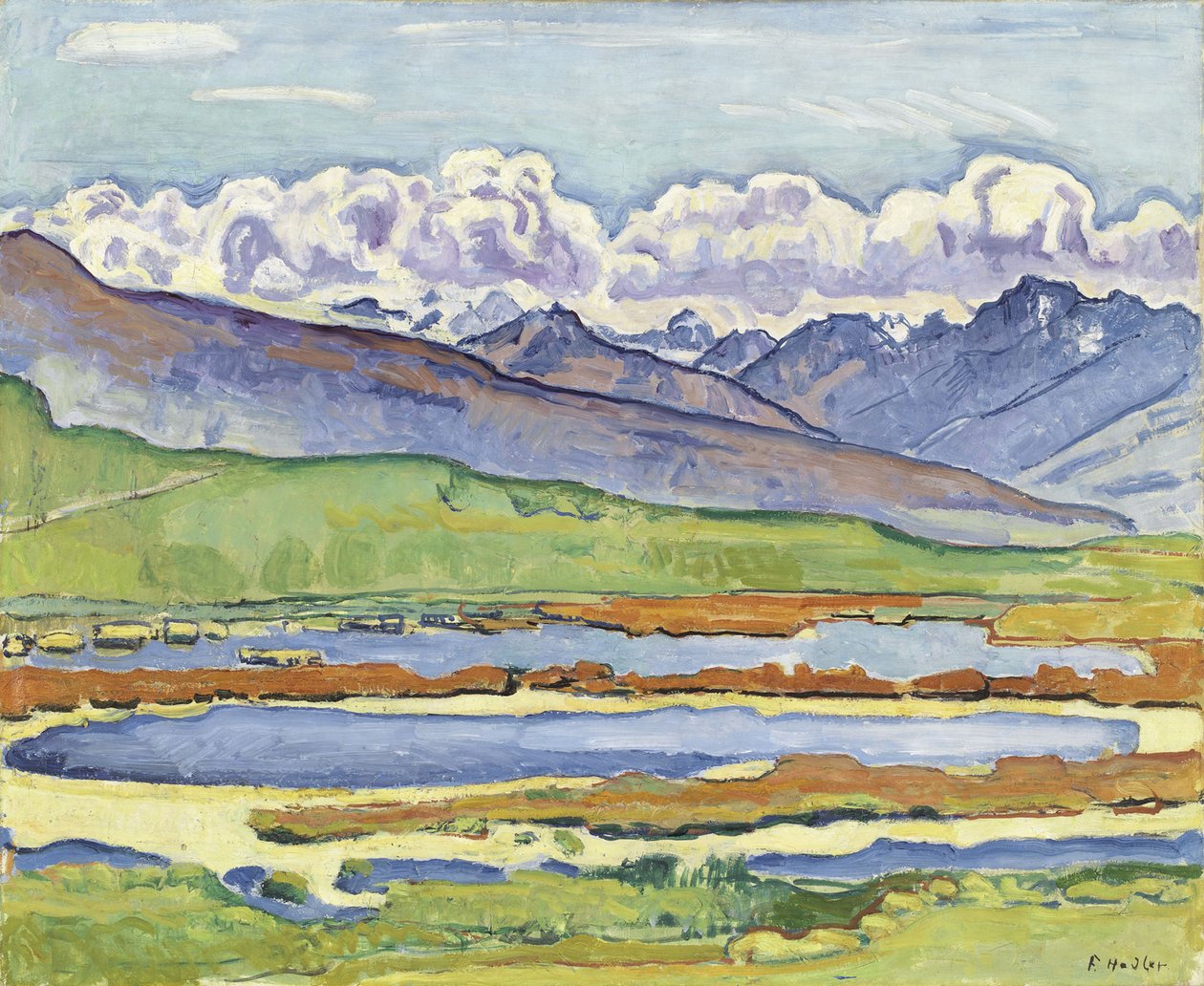 Maisema Montanassa tekijältä Ferdinand Hodler