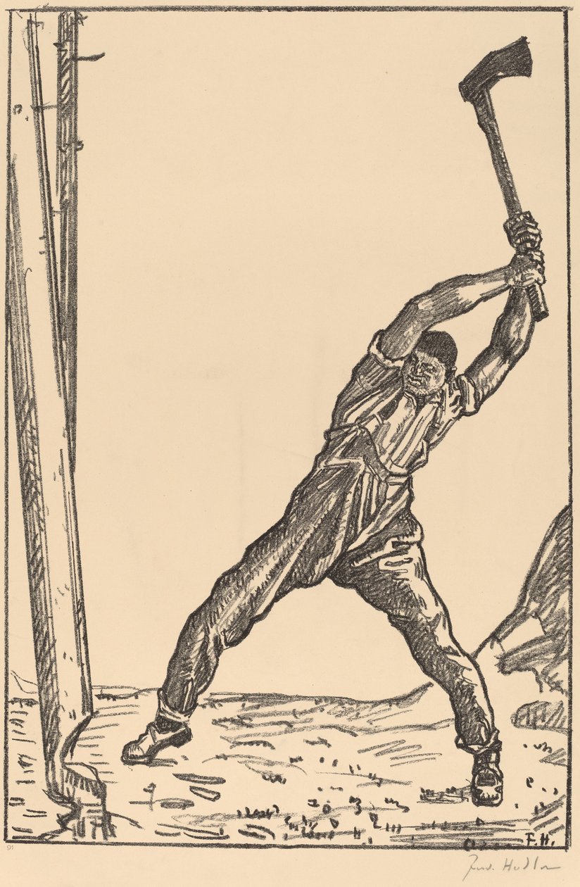 Lumberman tekijältä Ferdinand Hodler