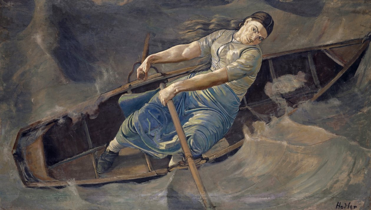 Rohkea nainen, 1886 tekijältä Ferdinand Hodler