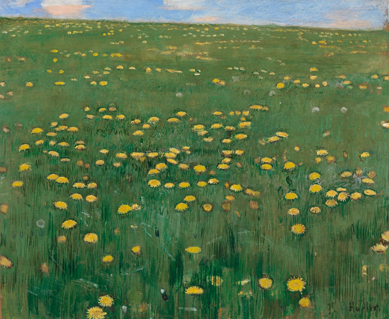 Kukkaniitty, noin 1901. tekijältä Ferdinand Hodler