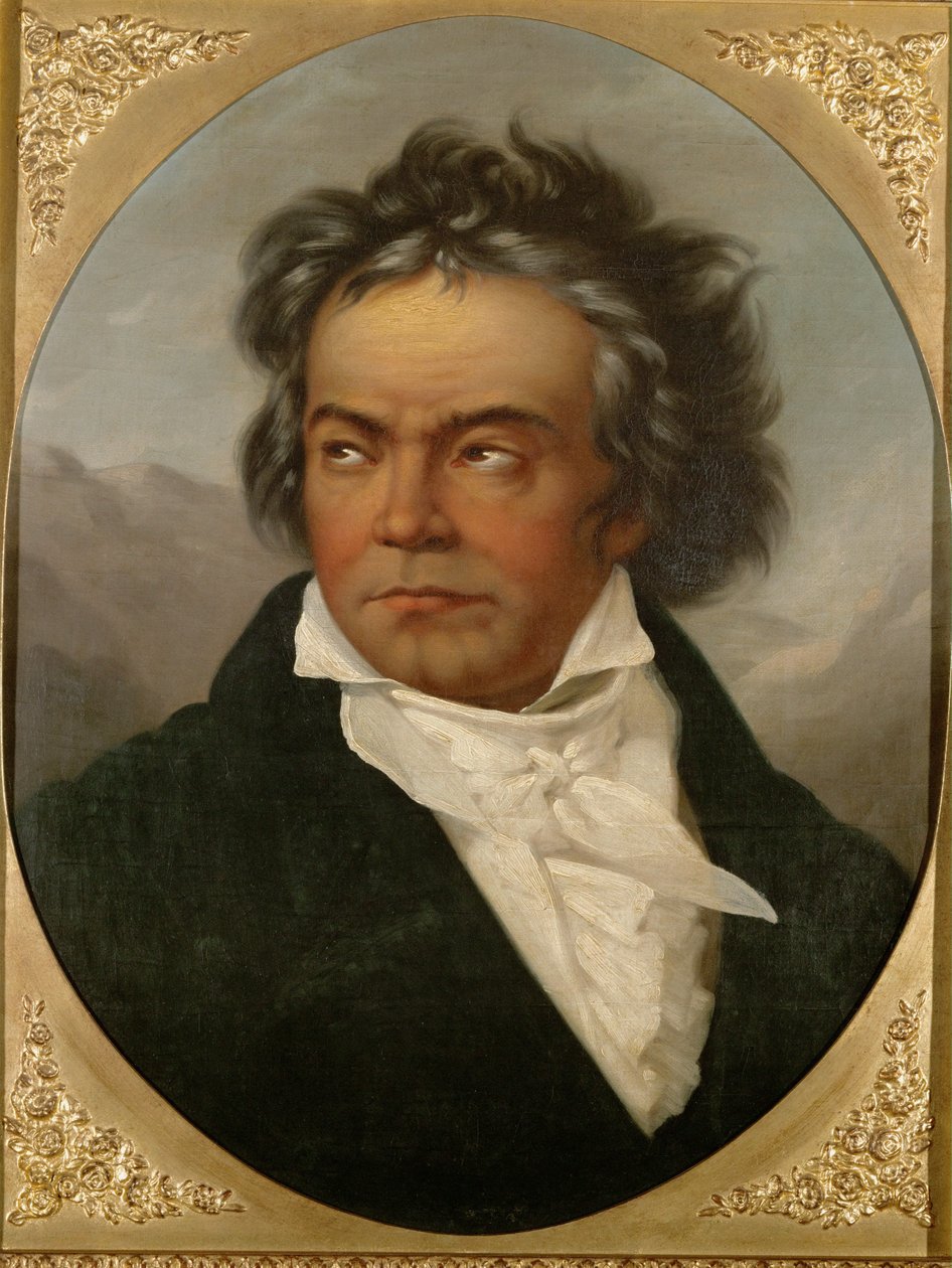 Ludwig van Beethoven ... (öljy kankaalle) tekijältä Ferdinand Schimon