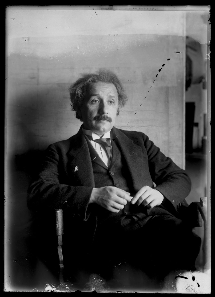 Kuva Albert Einsteinista (1879-1955) tekijältä Ferdinand Schmutzer