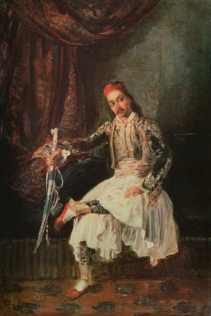 Huonekalut ja erilaiset esineet 1100- ja 1300-luvuilta tekijältä Ferdinand Victor Eugene Delacroix