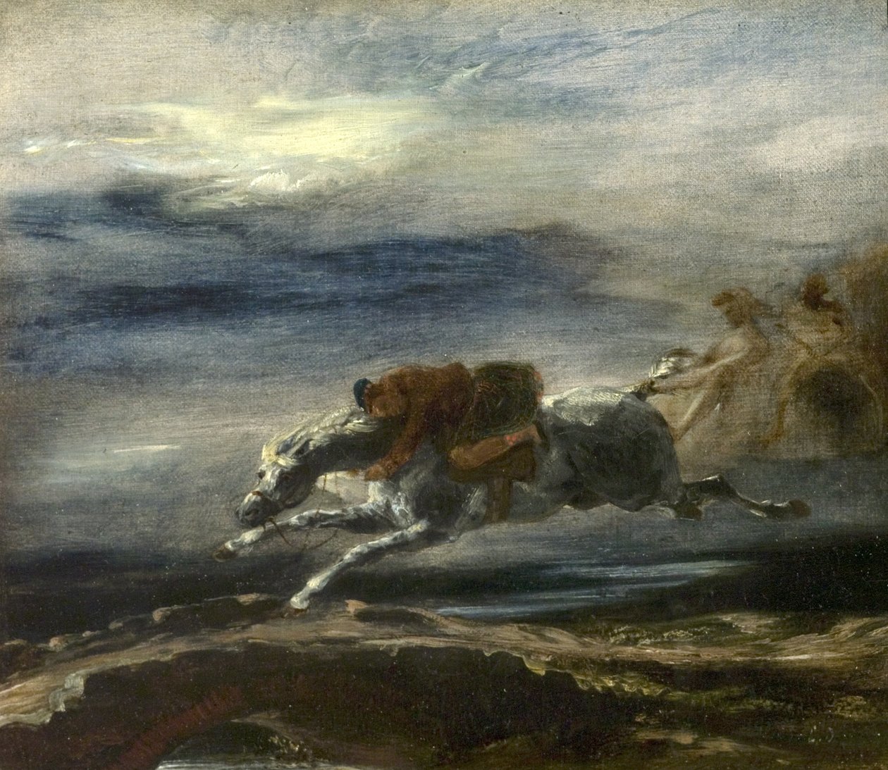 Siellä O "Shanter tekijältä Ferdinand Victor Eugene Delacroix