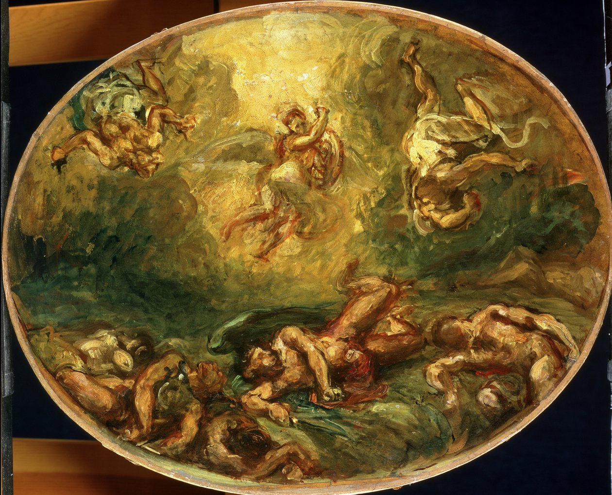 Pyhän Mikaelin voitto tekijältä Ferdinand Victor Eugene Delacroix