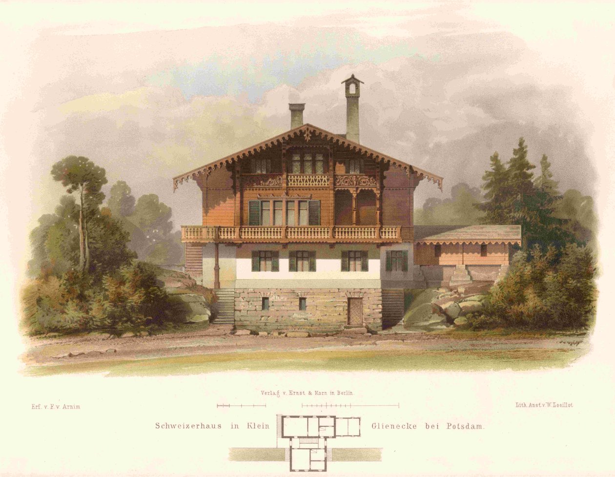Klein Glienicke Schweizerhaus 1 tekijältä Ferdinand von Arnim