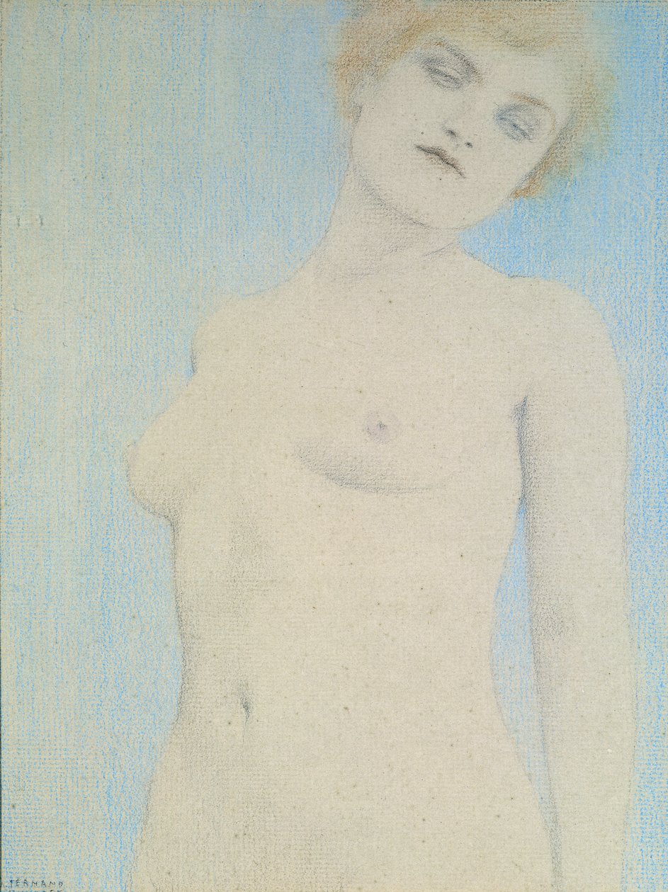 Nainen alasti tekijältä Fernand Khnopff