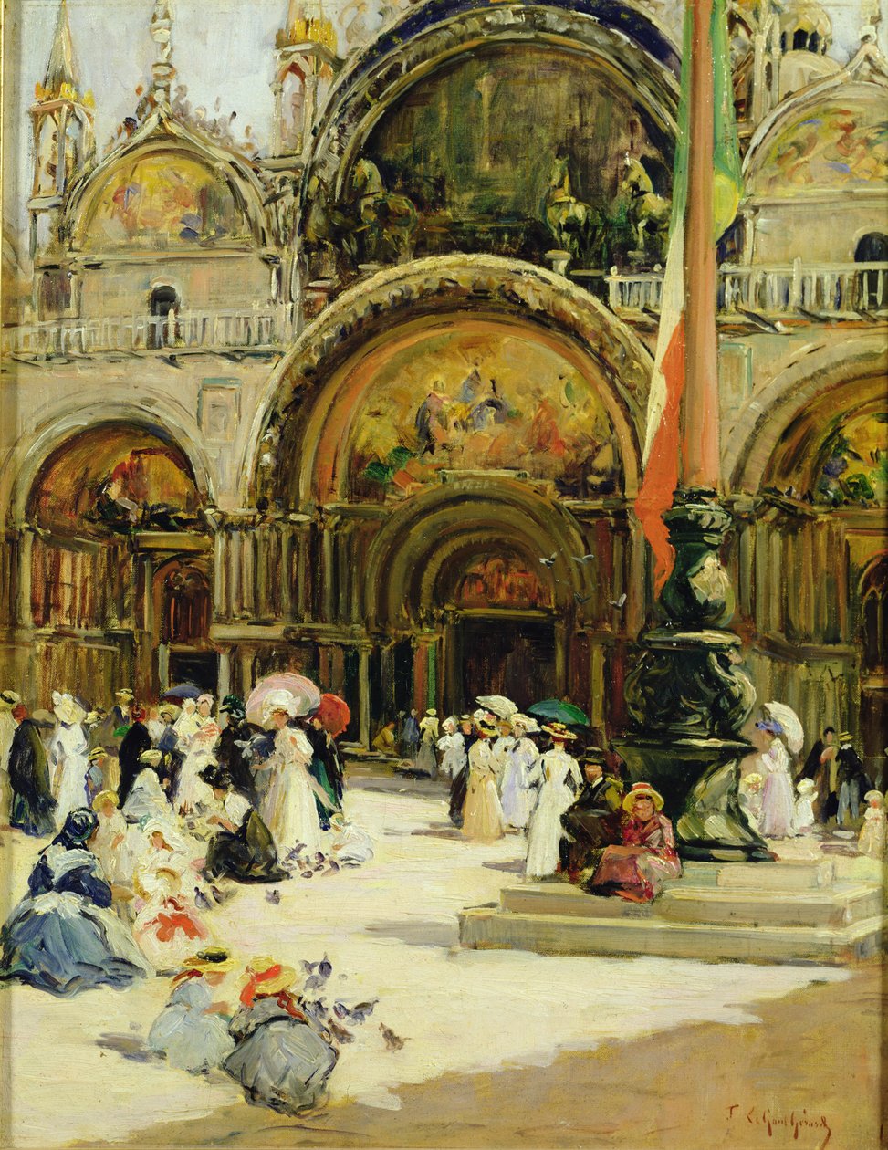 San Marcon basilika, Venetsia tekijältä Fernand Legout Gerard