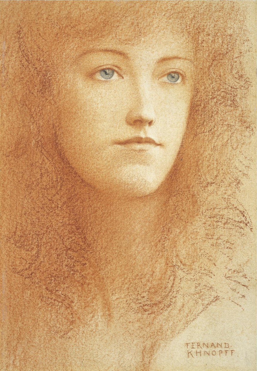 Nuori englantilainen tekijältä Fernand Khnopff