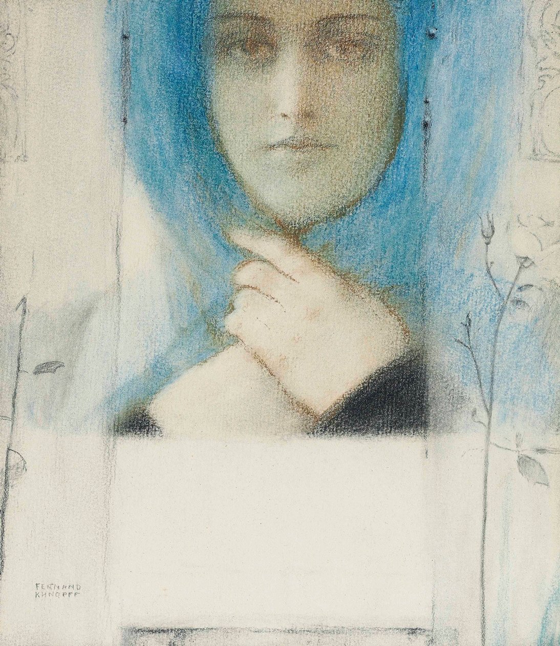 Clematis, c. 1914. tekijältä Fernand Khnopff