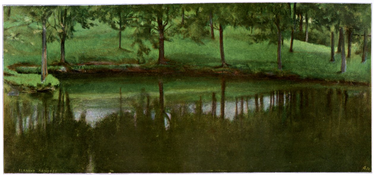 Le Tang De Menil, 1898. tekijältä Fernand Khnopff