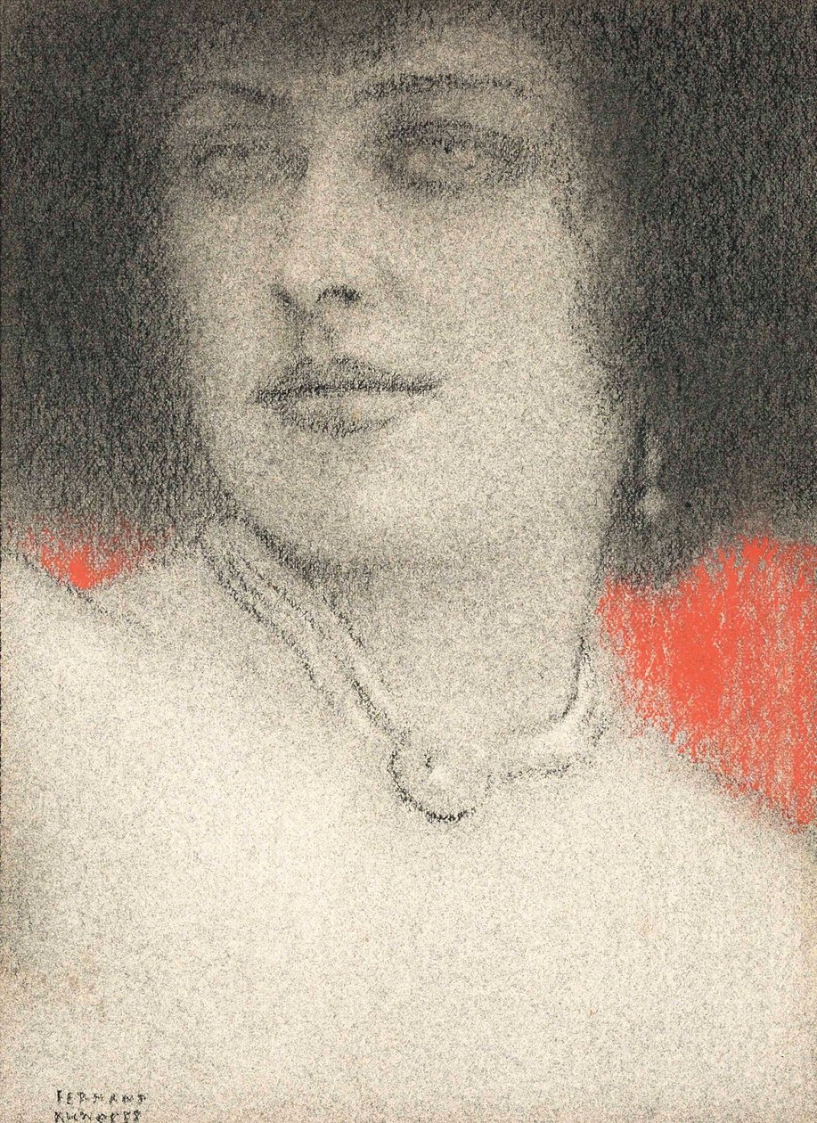 Study of Woman, n. 1914 tekijältä Fernand Khnopff