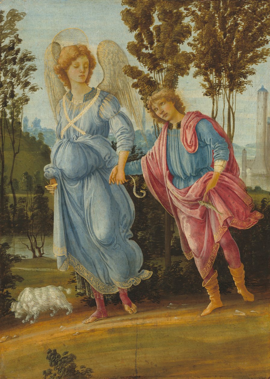 Tobias ja enkeli tekijältä Filippino Lippi
