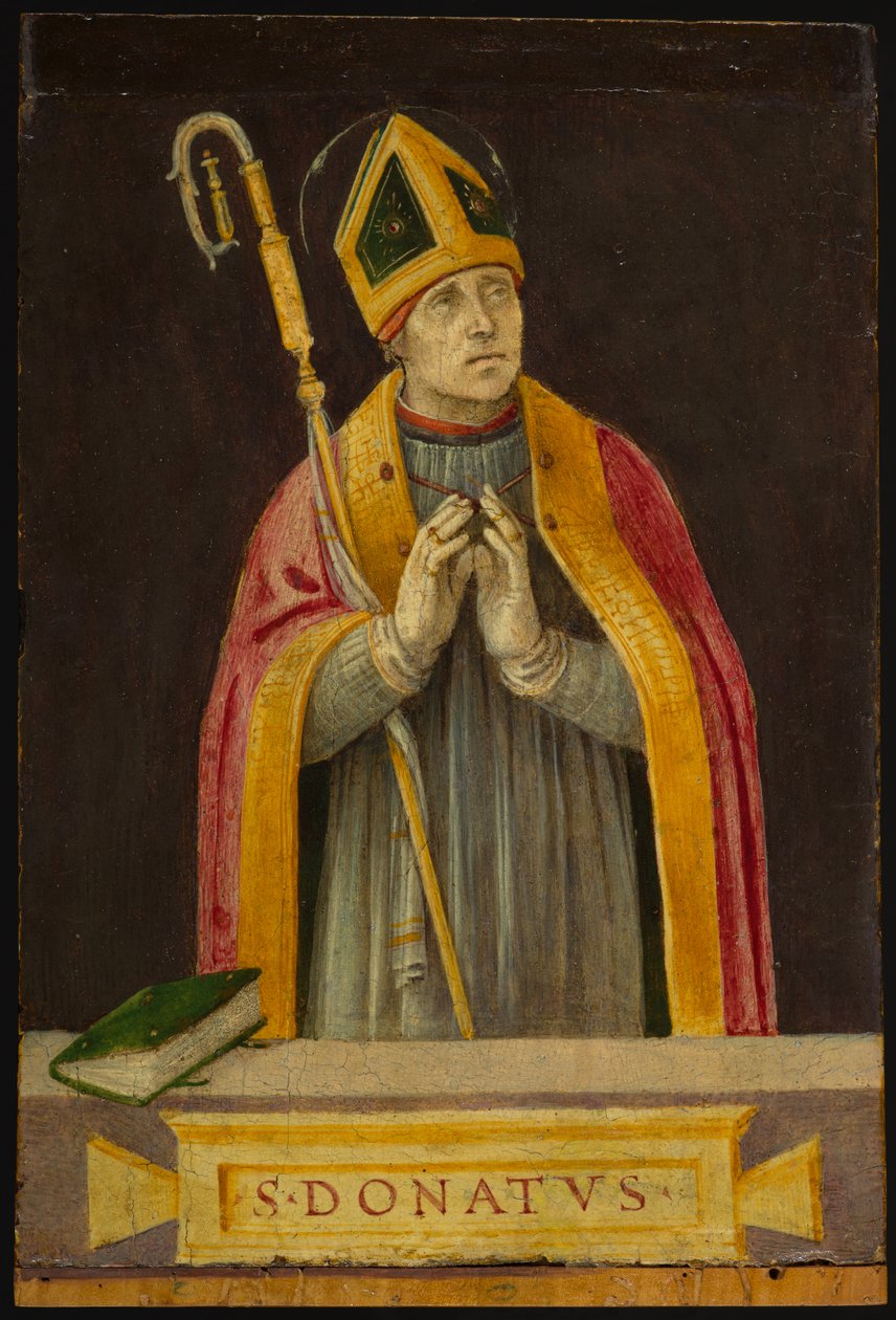Pyhä Donatus, noin 1490 (tempera paneelille). tekijältä Filippino Lippi