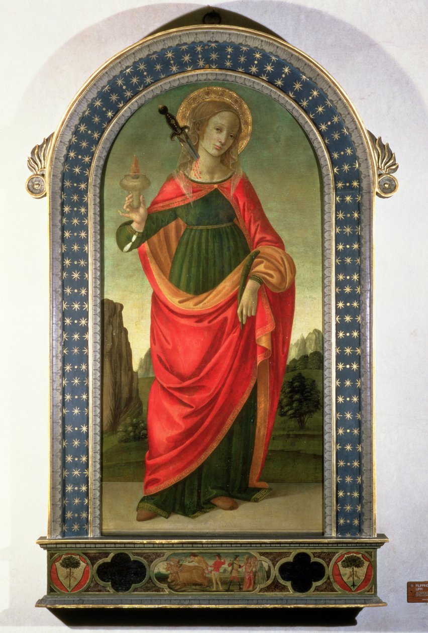 St. Lucy, n. 1472–1474 tekijältä Filippino Lippi