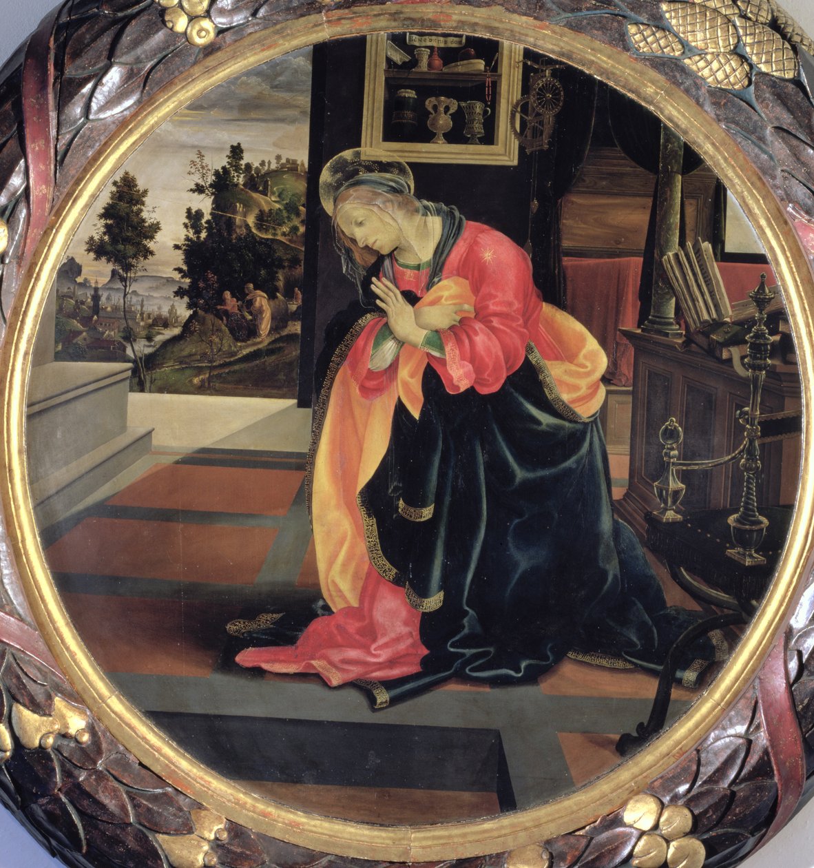 Virgin Annunciate, 1483 (paneeli) tekijältä Filippino Lippi