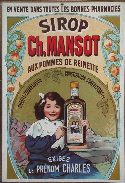 Julisteet "Sirop Ch. Mansot