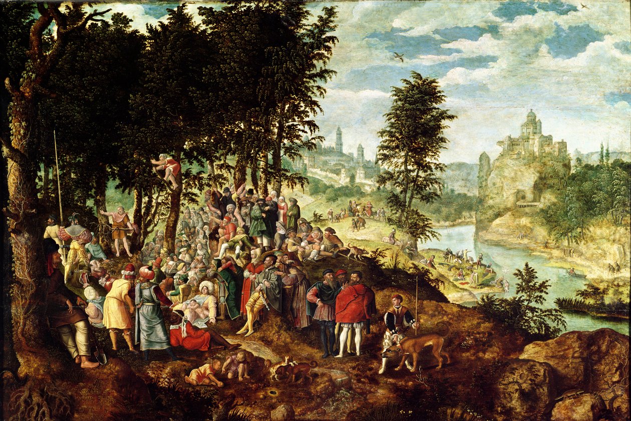Johannes Kastajan saarna, noin 1550. tekijältä Flemish School