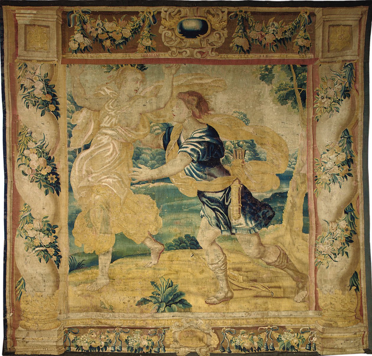 Brysselin mytologinen kuvakudos, 1600-luvun puoliväli tekijältä Flemish School