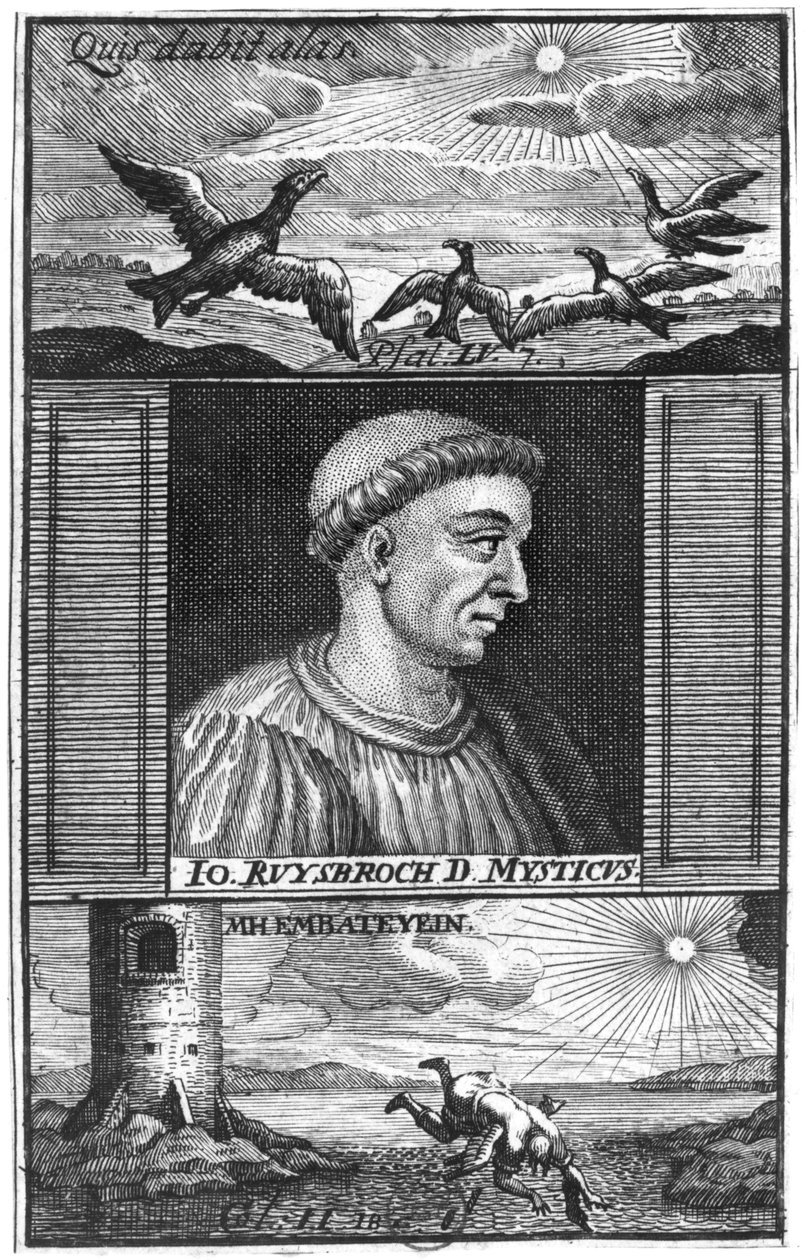 Jan van Ruysbroeck (1293-1381) tekijältä Flemish School