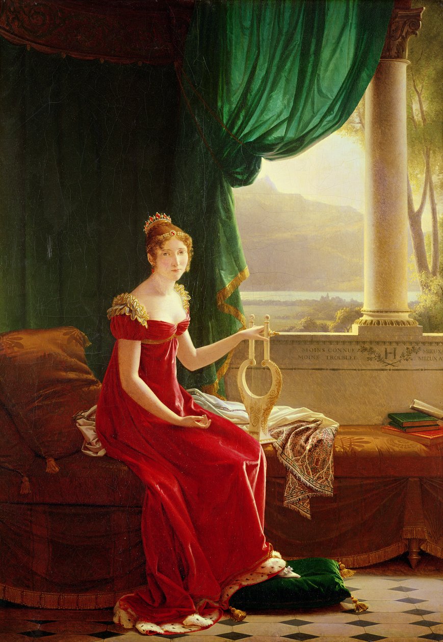 Hortense de Beauharnais (1783-1837) tekijältä Fleury François Richard