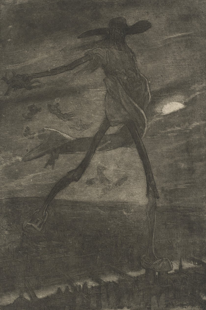 Saatana kylvö taaraa Saatana kylvä taakkaa. tekijältä Félicien Rops