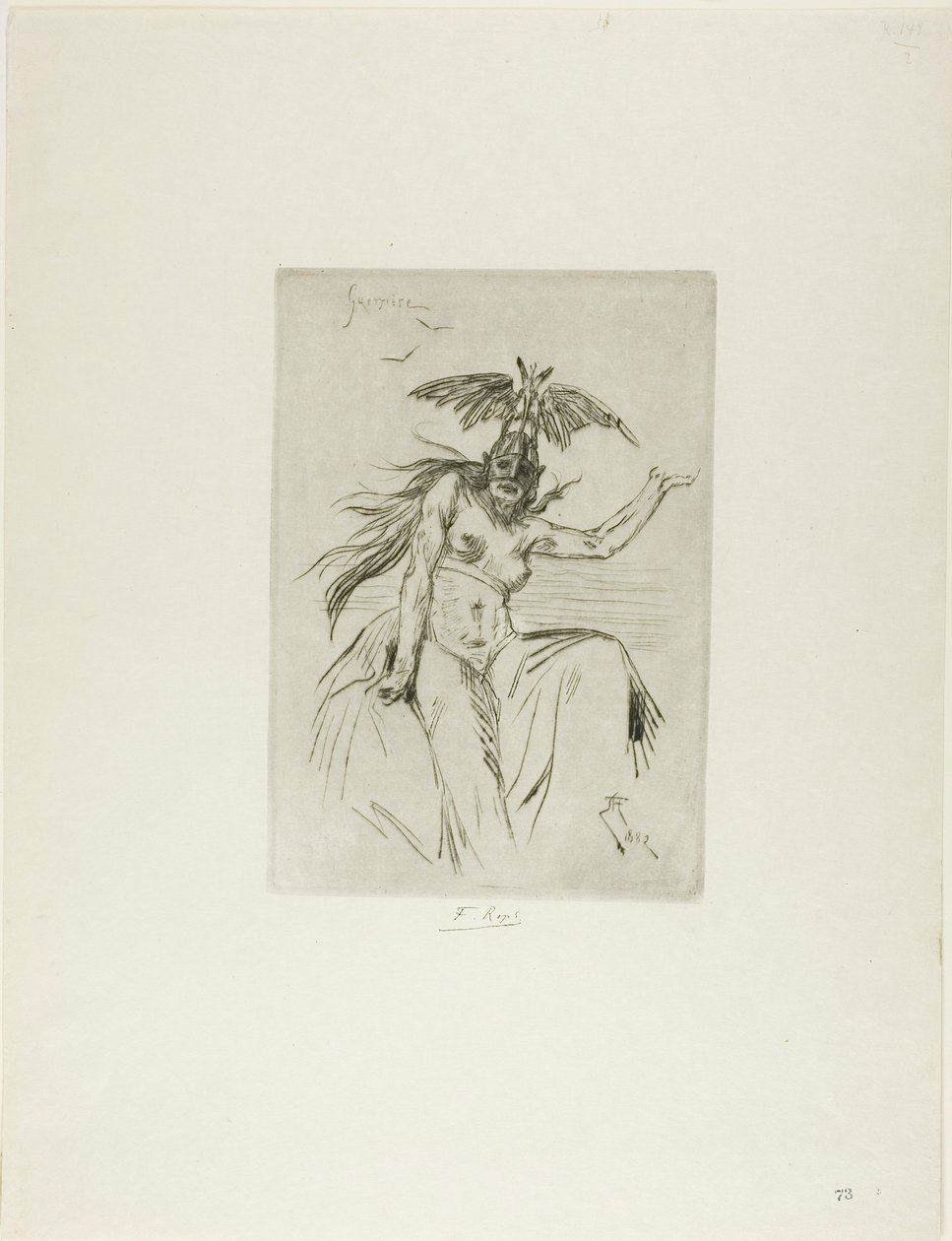 Soturi tekijältä Félicien Rops