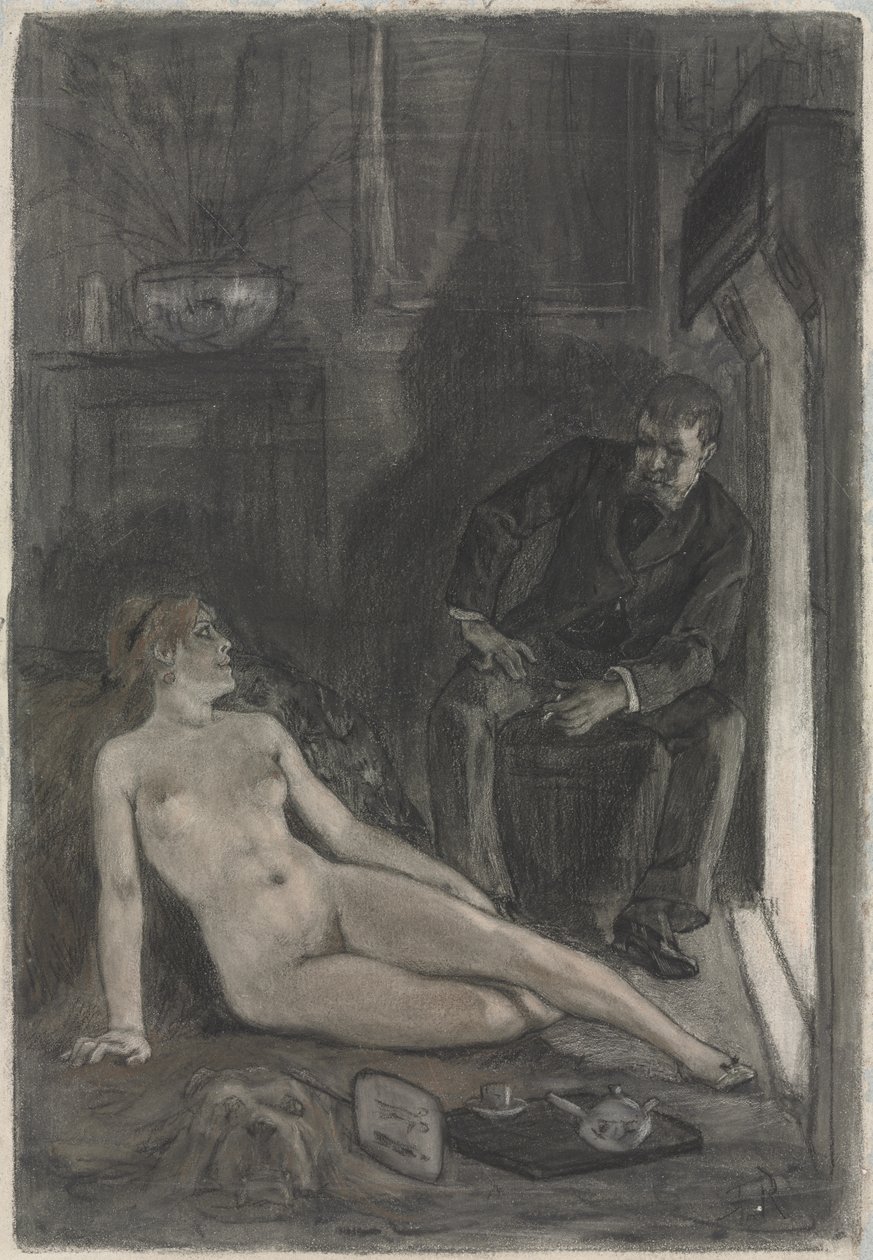 Talviilta, viimeinen kolmas 1800-luku. tekijältä Félicien Rops