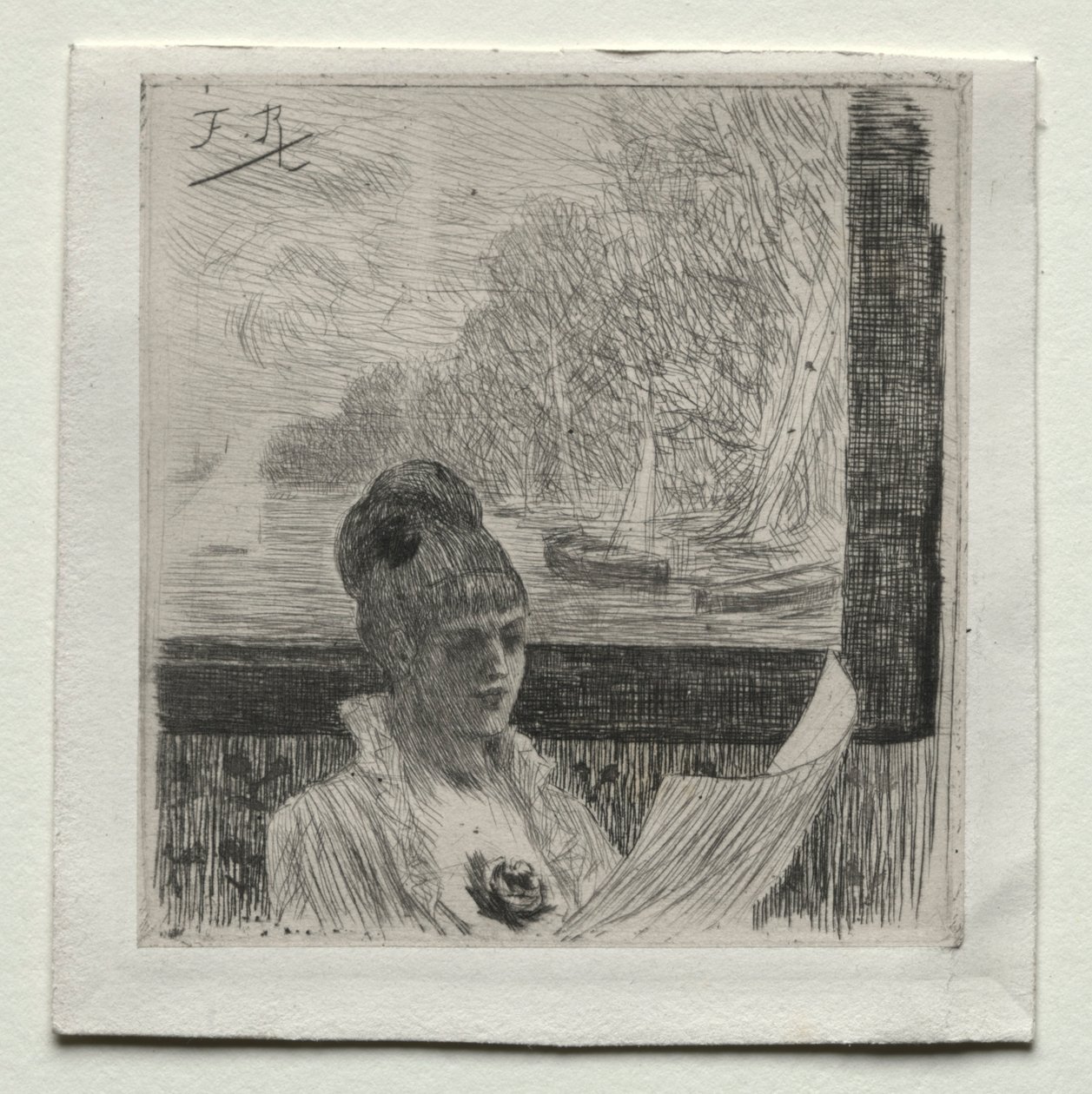 Nuori nainen. tekijältä Félicien Rops