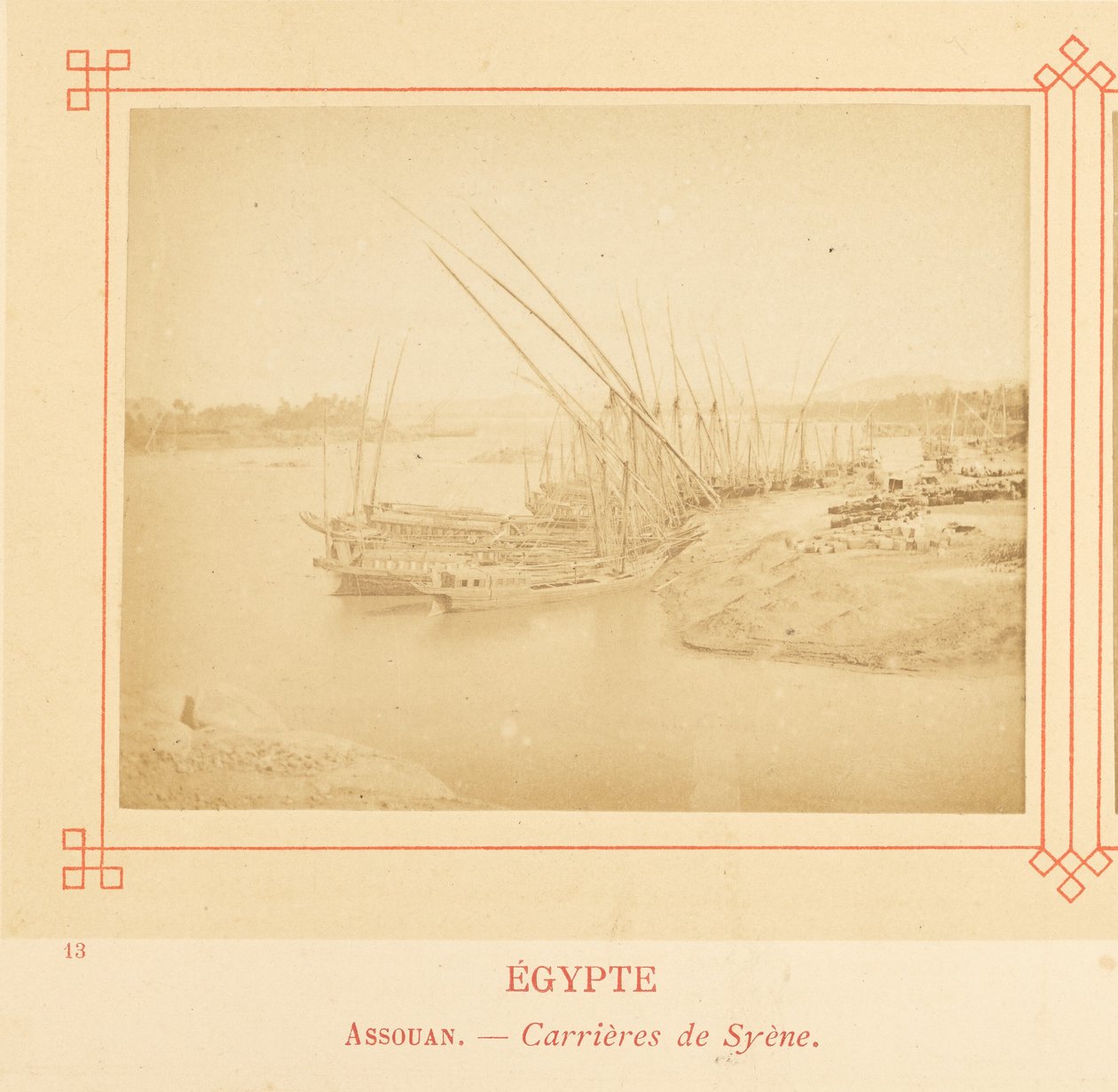 Aswan. - Syenen louhokset. tekijältä Félix Bonfils
