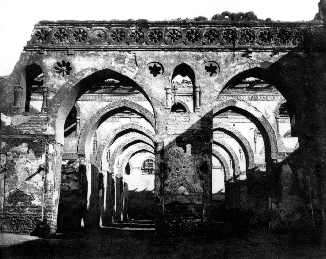 Moskeijan rauniot, Kairo, Egypti, 1878 tekijältä Félix Bonfils