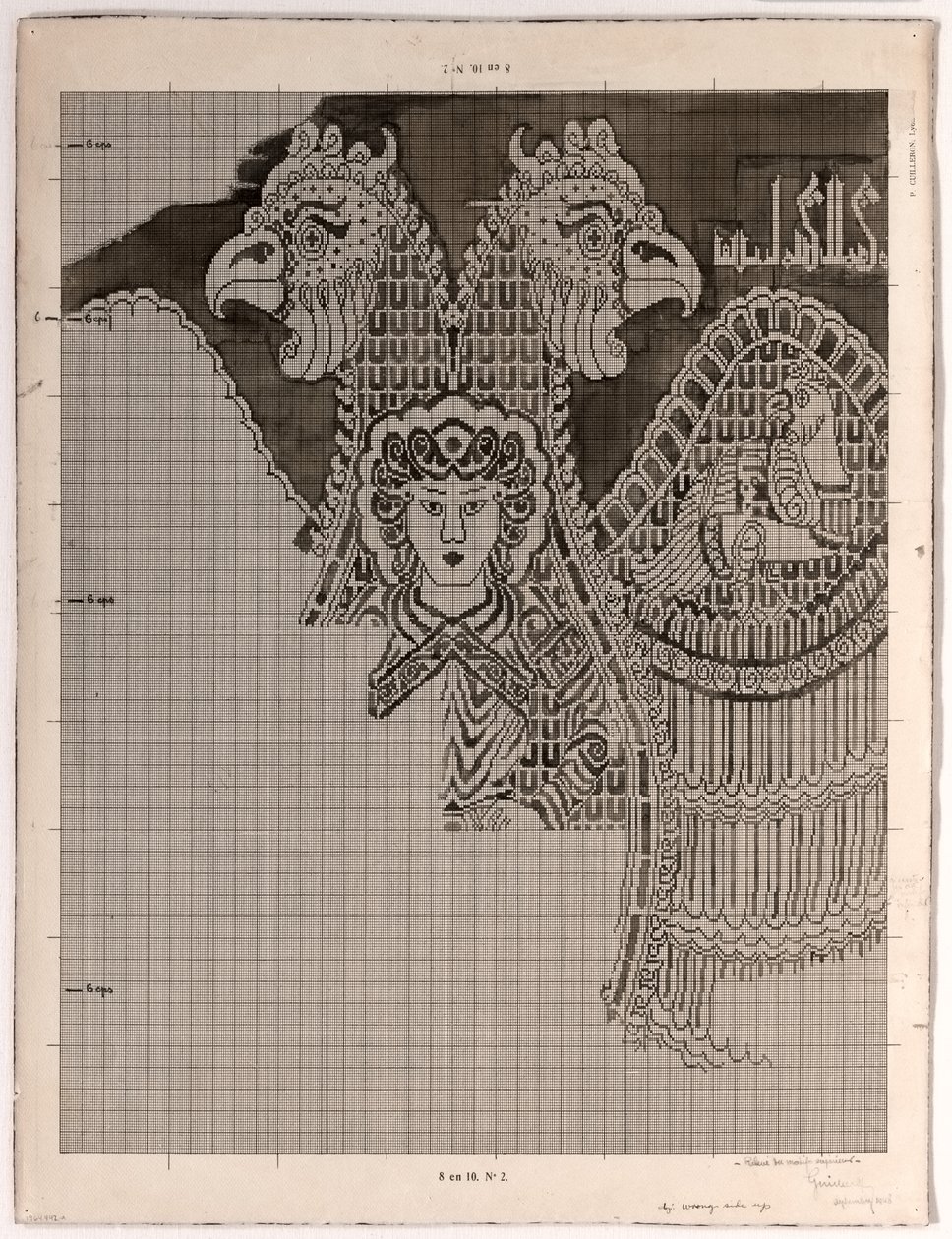 Kaaviopiirrokset Buyid Silkistä (1962.264) tekijältä Félix Guichert