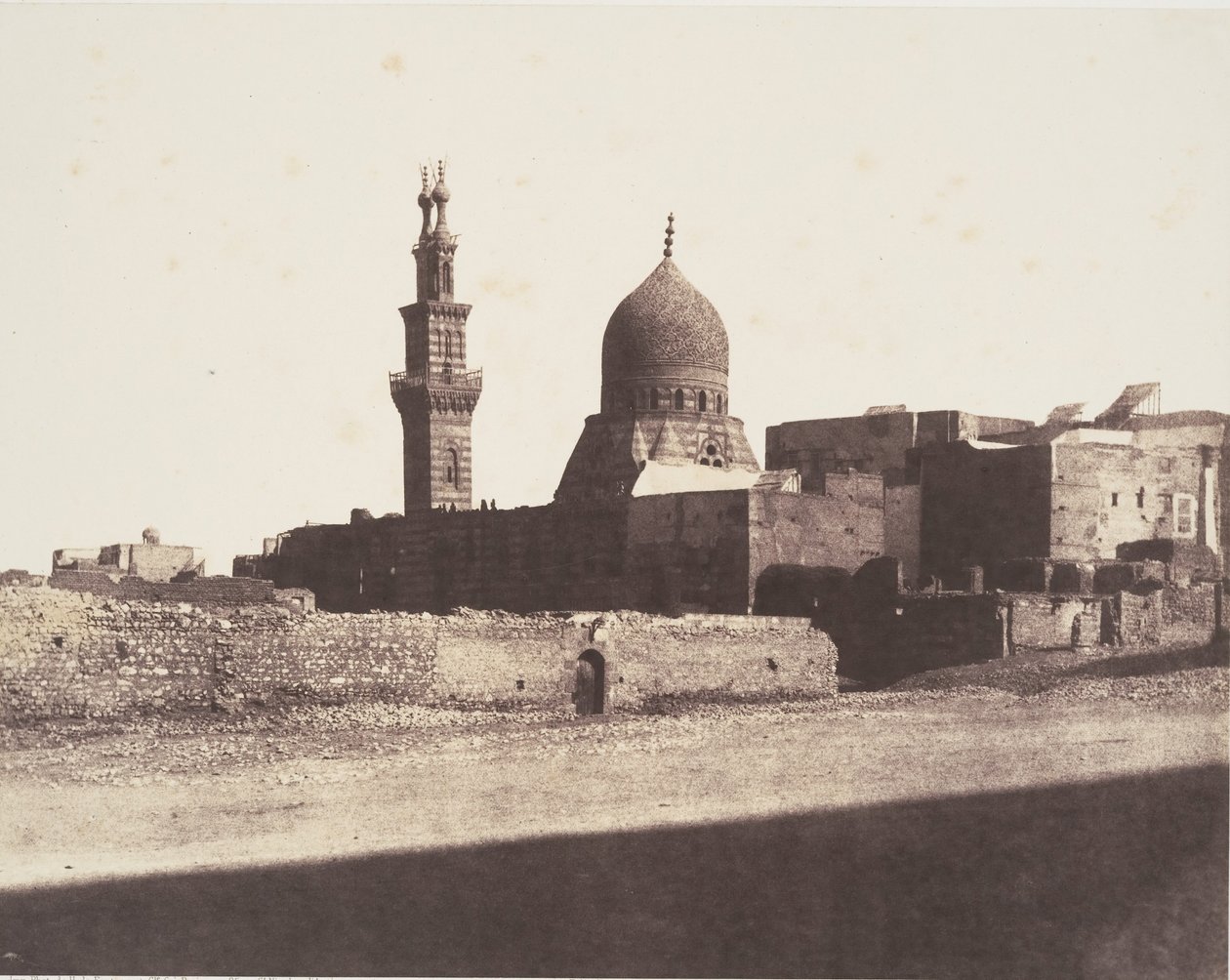 Le Kaire, Nâceryehin moskeija, julkaistu 1851. tekijältä Félix Teynard