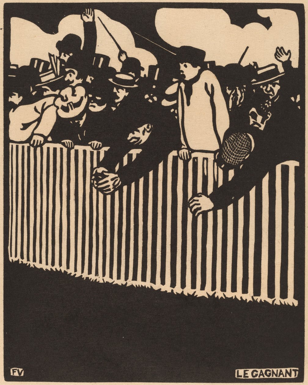 Le Gagnant Voittaja, 1898 tekijältä Félix Valloton