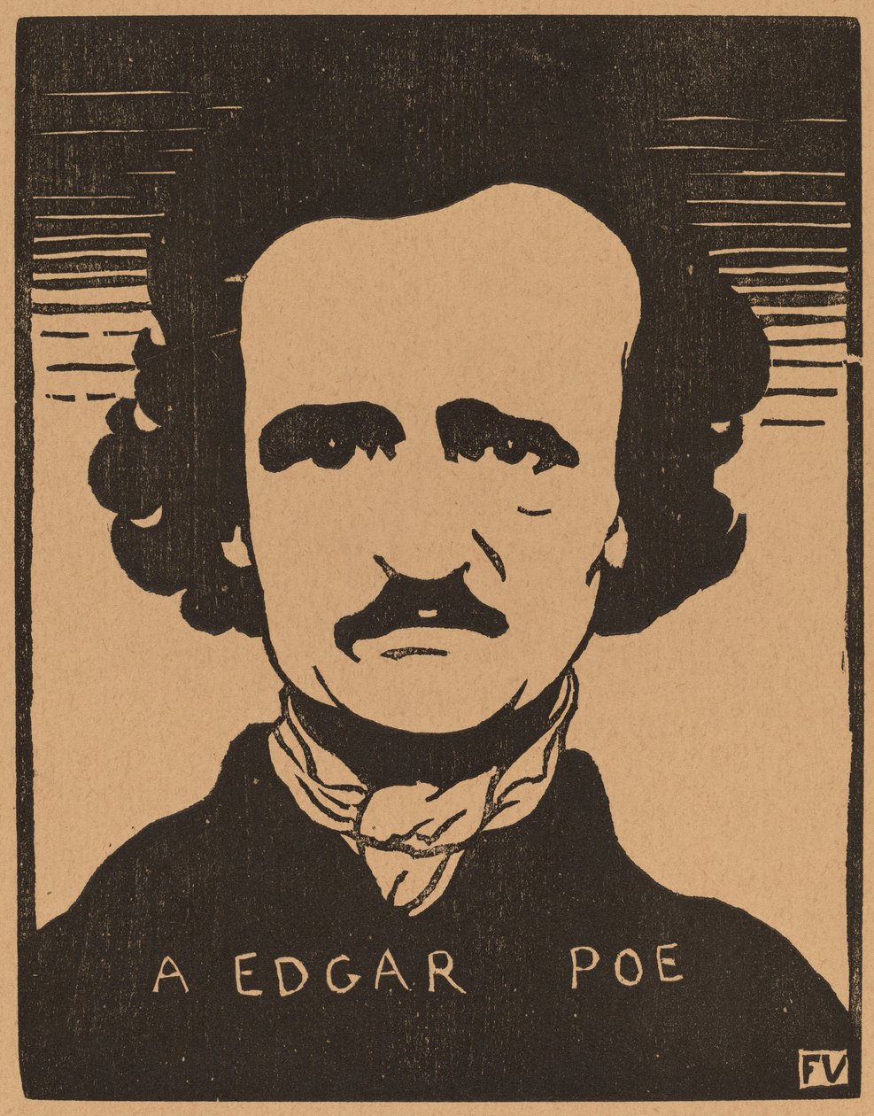 Edgar Poe, 1894. tekijältä Félix Vallotton