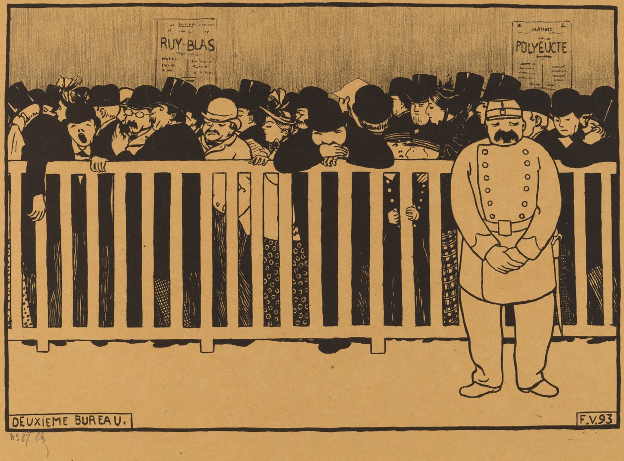 Toinen toimisto (lipputulo) tekijältä Félix Vallotton